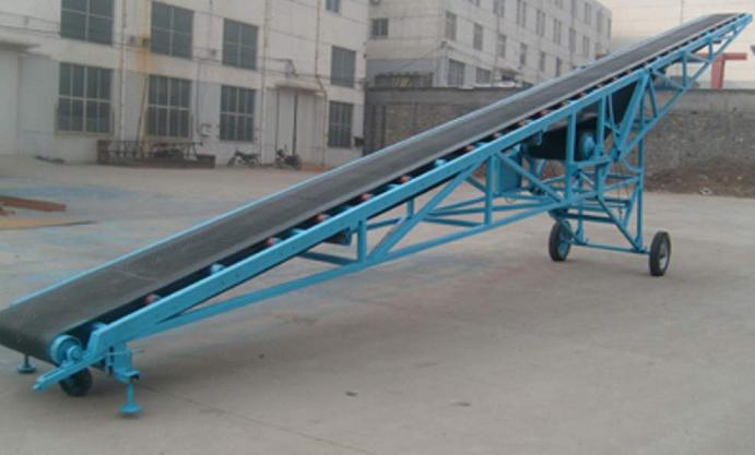 移動式皮帶輸送機可移動升降式運送物料